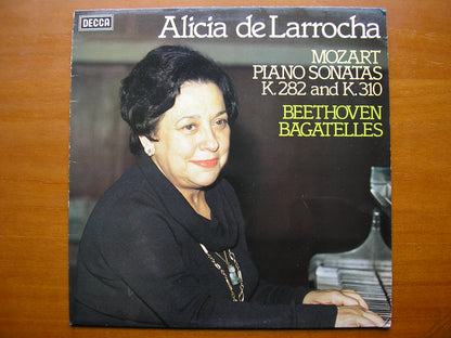 MOZART: PIANO SONATAS  K282 in E / K310 in A / BEETHOVEN: BAGATELLES    ALICIA DE LARROCHA     SXL 6951