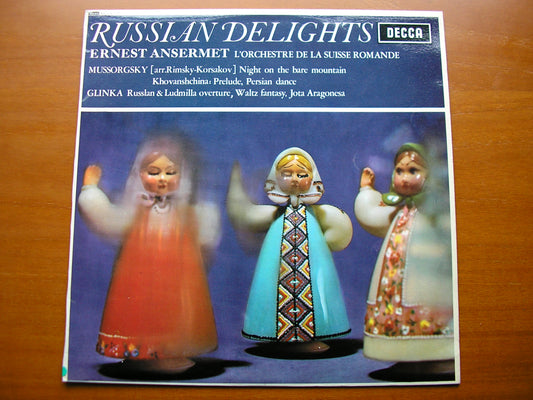 SXL 6119  RUSSIAN DELIGHTS: MUSSORGSKY / GLINKA       ORCHESTRAL MUSIC      ANSERMET / SUISSE ROMANDE    ED1