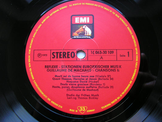 GUILLAUME DE MACHAUT  CHANSONS 2        STUDIO OF EARLY MUSIC / BINKLEY    063-30 109