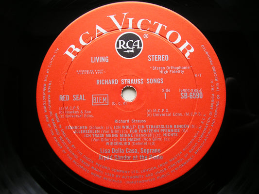 STRAUSS: SONGS   LISA DELLA CASA / ARPAD SANDOR     SB 6590