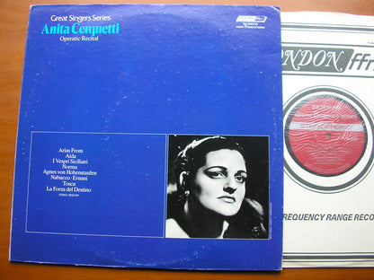 ANITA CERQUETTI SINGS OPERATIC ARIAS: VERDI / BELLINI / SPONTINI / PUCCINI     CERQUETTI / MMF / GAVAZZENI    SR 33189