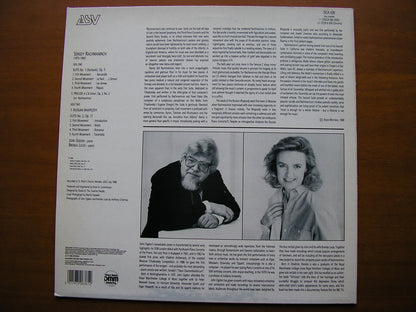 RACHMANINOV: SUITES Nos. 1 & 2  FOR TWO PIANOS / PRELUDE / RUSSIAN RHAPSODY     OGDON / LUCAS      DCA 636