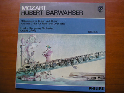 MOZART: FLUTE CONCERTOS  K313  &  K314 / ANDANTE K315      BARWAHSER / LONDON SYMPHONY / DAVIS      SAL 3499