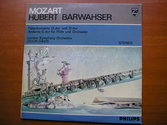 MOZART: FLUTE CONCERTOS  K313  &  K314 / ANDANTE K315      BARWAHSER / LONDON SYMPHONY / DAVIS      SAL 3499
