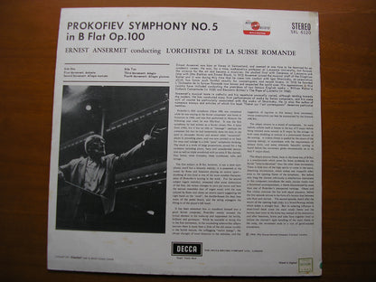 SXL 6120  PROKOFIEV: SYMPHONY No. 5     ANSERMET / SUISSE ROMANDE      ED2