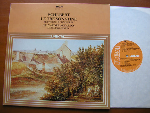 SCHUBERT: THREE SONATINAS Op. 137     SALVATORE ACCARDO / LODOVICO LESSONA    GL 32592