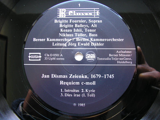 ZELENKA: REQUIEM     SOLOISTS / BERNE CHAMBER ORCHESTRA / DAHLER     D 8501
