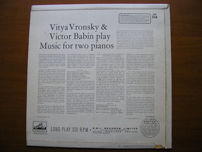 MUSIC FOR TWO PIANOS: RACHMANINOV / BIZET / LUTOSLAWSKI      VRONSKY & BABIN     ASD 614