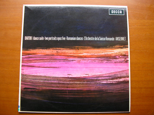 SXL 6121  BARTOK: DANCE SUITE / TWO PORTRAITS / RUMANIAN DANCES      ANSERMET / SUISSE ROMANDE       ED1 / ED2