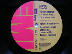 PANUFNIK: VIOLIN CONCERTO / SINFONIA CONCERTANTE    MENUHIN / FESTIVAL ORCHESTRA / NICOLET / ELLIS / PANUFNIK     EMD 5525
