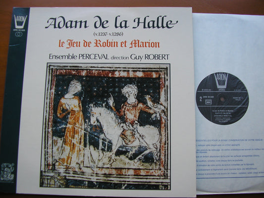 ADAM DE LA HALLE: LE JEU DE ROBIN ET MARION (1269)      ENSEMBLE PERCIVAL / ROBERT     ARN 38 588