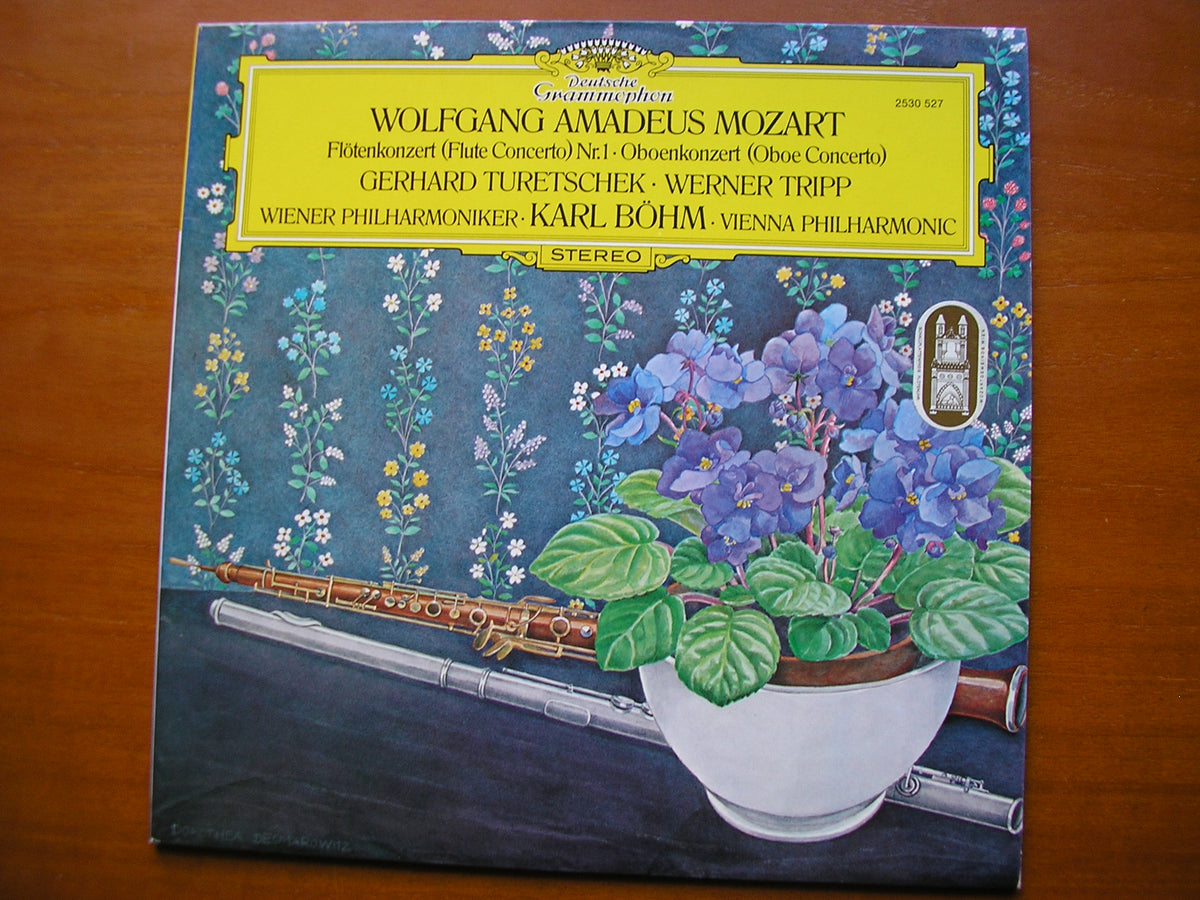 MOZART: FLUTE CONCERTO K313 / OBOE CONCERTO K314       TRIPP / TURETSCHEK / VIENNA PHILHARMONIC / BOHM     2530 527