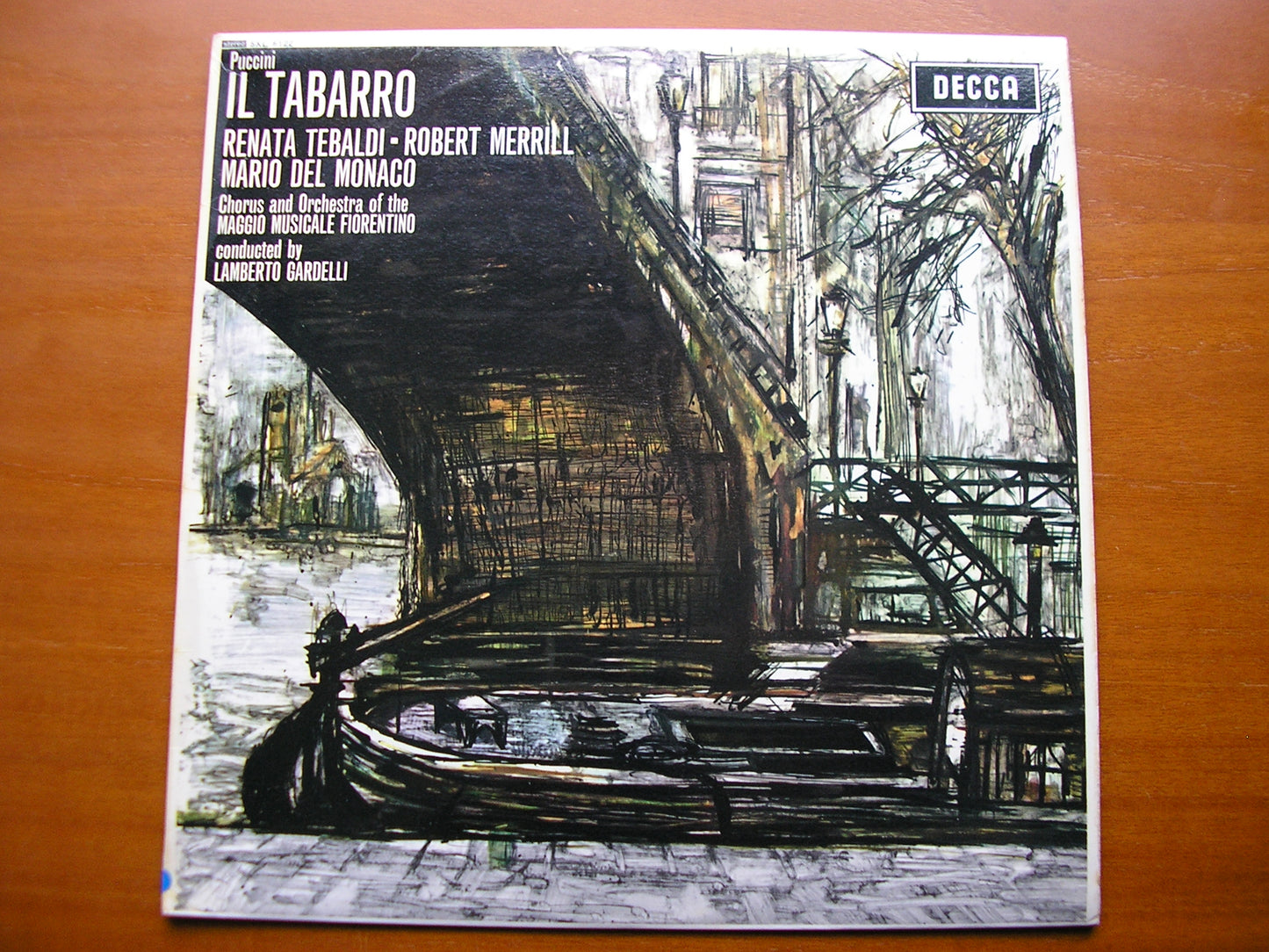SXL 6122  PUCCINI: IL TABARRO     TEBALDI / DEL MONACO / MERRILL / MMF / GARDELLI     ED1