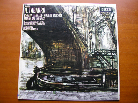 SXL 6122  PUCCINI: IL TABARRO     TEBALDI / DEL MONACO / MERRILL / MMF / GARDELLI     ED1