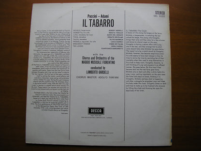 SXL 6122  PUCCINI: IL TABARRO     TEBALDI / DEL MONACO / MERRILL / MMF / GARDELLI     ED1