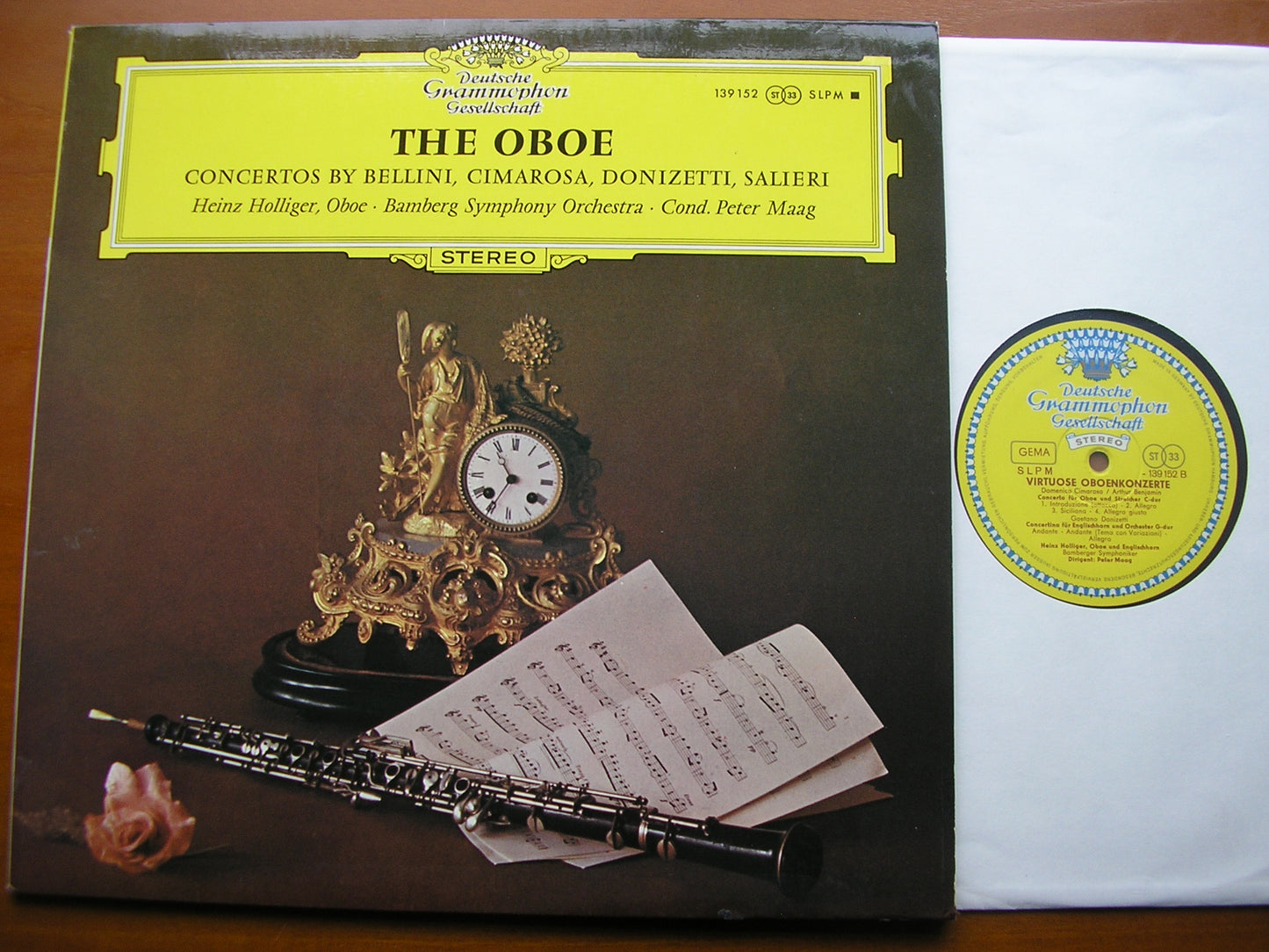 OBOE CONCERTOS: BELLINI / CIMAROSA / SALIERI / DONIZETTI      HOLLIGER / BAMBERG SYMPHONY / MAAG     139 152