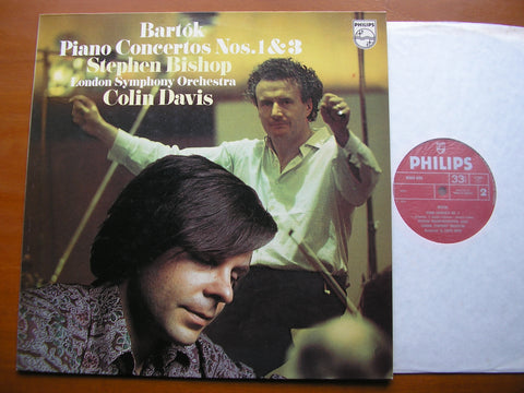BARTOK: PIANO CONCERTOS Nos. 1 & 3     BISHOP / LONDON SYMPHONY / DAVIS      9500 043