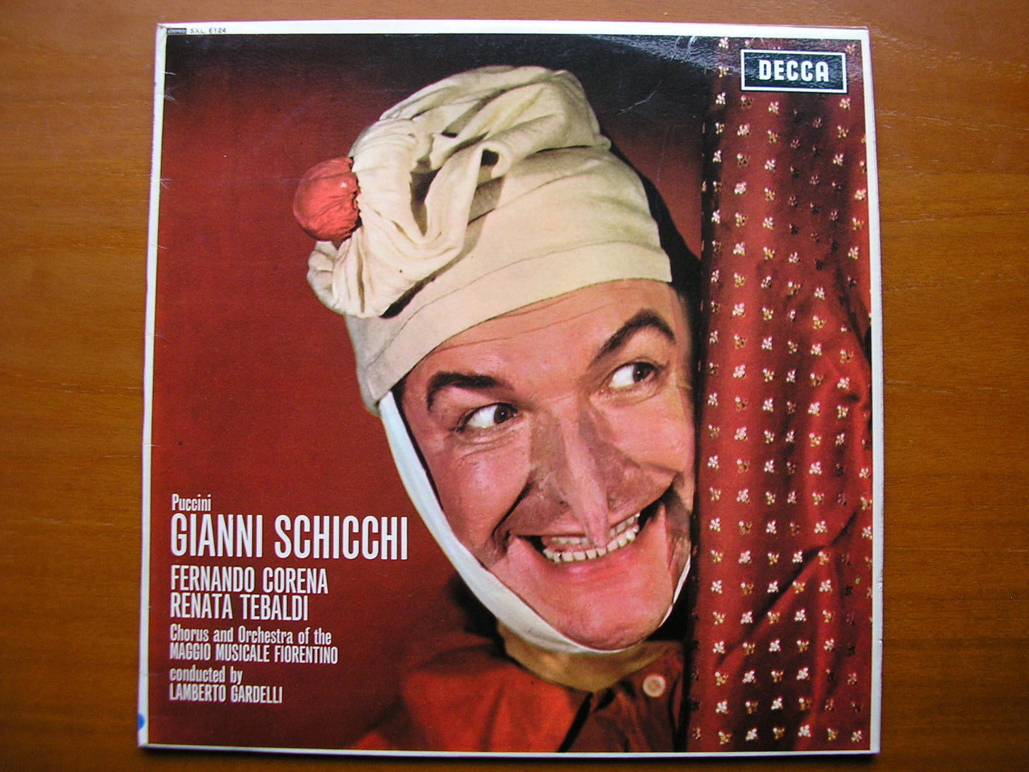 SXL 6124  PUCCINI: GIANNI SCHICCHI     CORENA / TEBALDI / MMF / GARDELLI      ED1