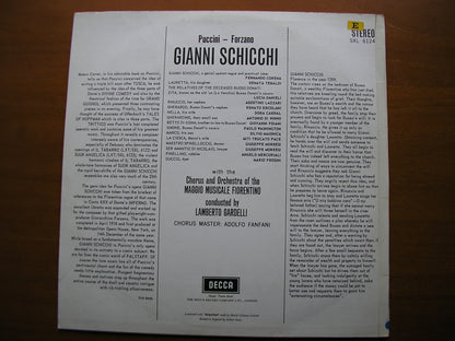 SXL 6124  PUCCINI: GIANNI SCHICCHI     CORENA / TEBALDI / MMF / GARDELLI      ED1