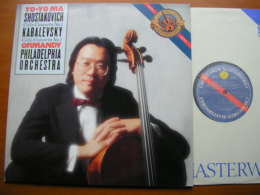 SHOSTAKOVICH & KABALEVSKY: CELLO CONCERTOS   YO-YO MA / PHILHADELPHIA ORCHESTRA / ORMANDY    D 37840