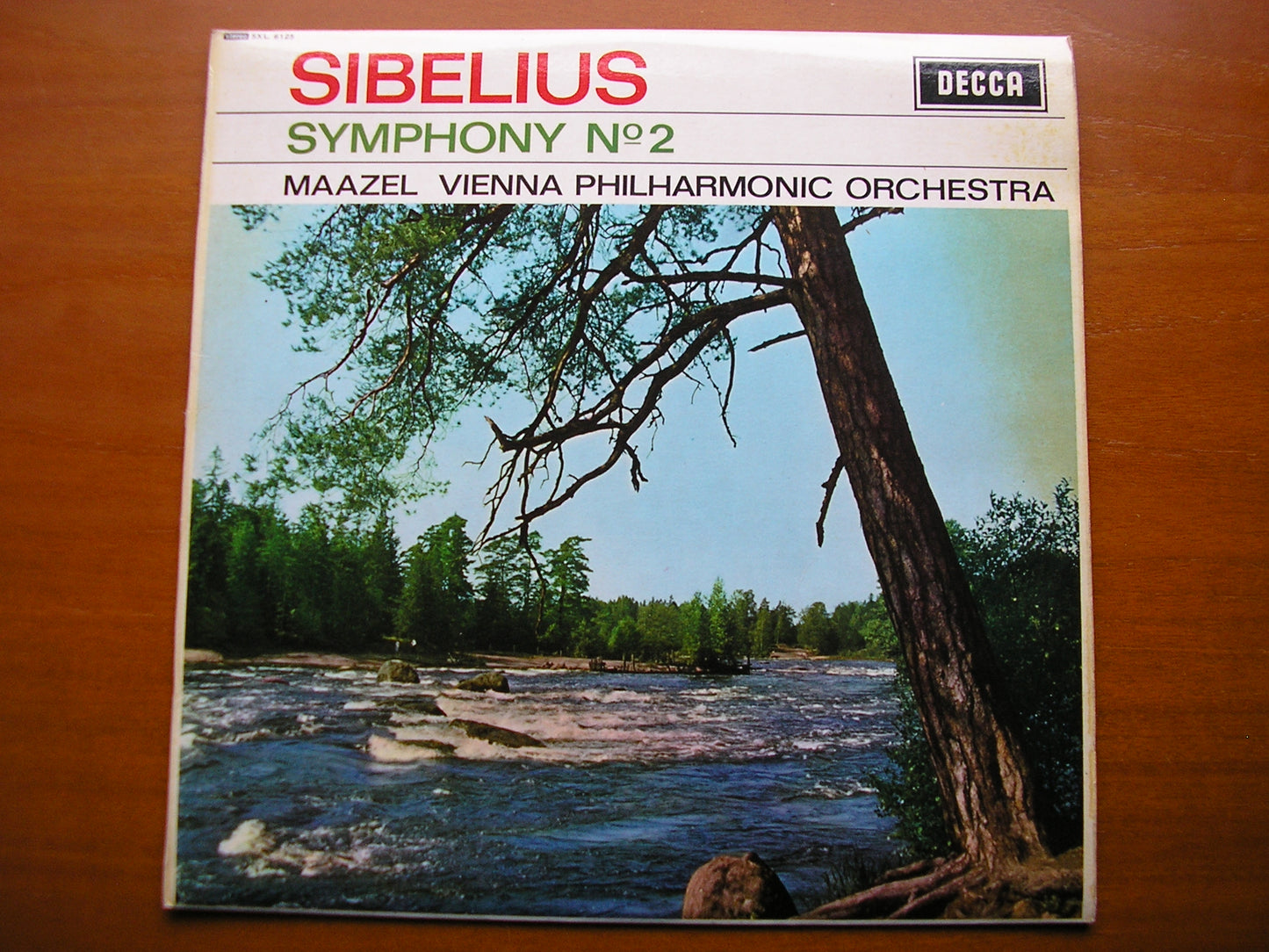 SXL 6125  SIBELIUS: SYMPHONY No. 2      MAAZEL / VIENNA PHILHARMONIC     ED1
