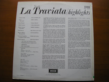 SXL 6127  VERDI: LA TRAVIATA   highlights    SUTHERLAND / BERGONZI / MERRILL / MMF / PRITCHARD     ED2
