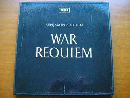 BRITTEN:  WAR REQUIEM      SOLOISTS / MELOS ENSEMBLE / LONDON SYMPHONY / BRITTEN     2LP     SET 252/3