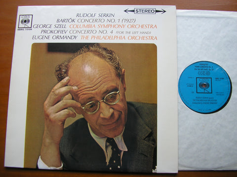 BARTOK: PIANO CONCERTO No. 1 / PROKOFIEV: PIANO CONCERTO No. 4      SERKIN / COLUMBIA SYMPHONY / SZELL / ORMANDY / PHILHADELPHIA     SBRG 72109