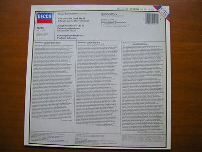 RACHMANINOV: SYMPHONIC DANCES / THE ISLE OF THE DEAD      ASHKENAZY / CONCERTGEBOUW      410 124