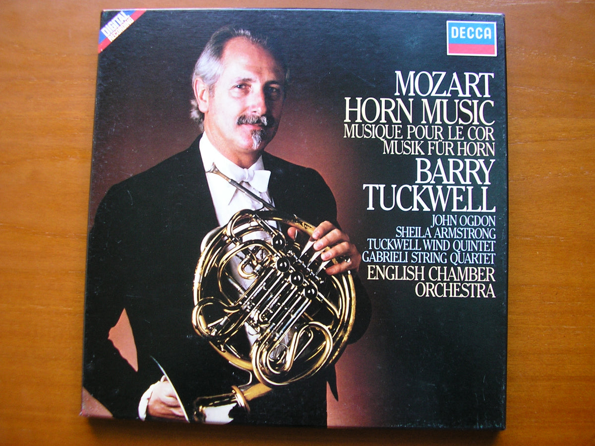 MOZART: MUSIC FOR HORN      TUCKWELL / OGDON / ARMSTRONG / ENGLISH CHAMBER ORCHESTRA    3LP   410 283