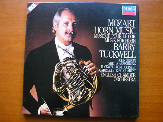 MOZART: MUSIC FOR HORN      TUCKWELL / OGDON / ARMSTRONG / ENGLISH CHAMBER ORCHESTRA    3LP   410 283