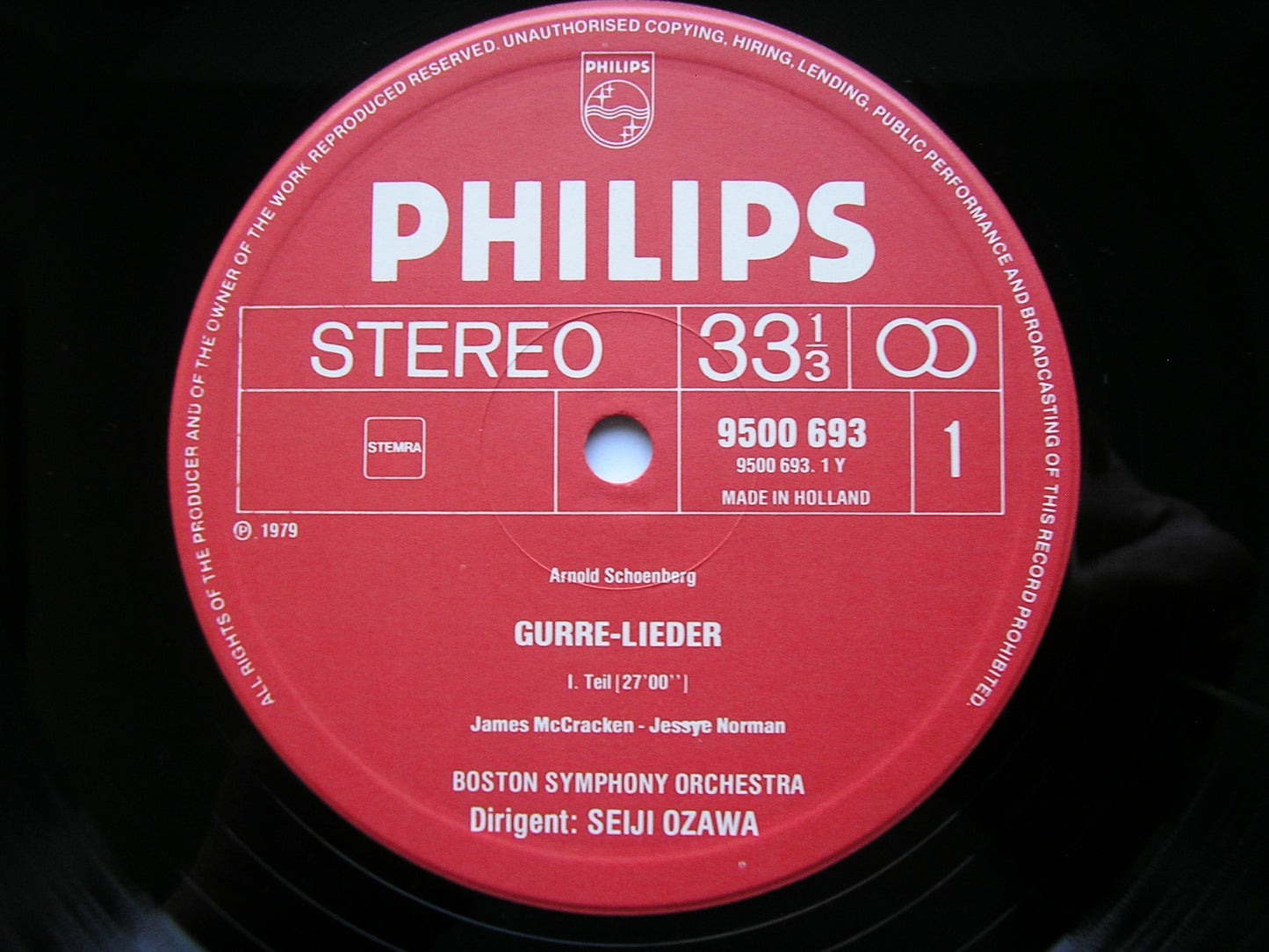 SCHOENBERG: GURRELIEDER      SOLOISTS / BOSTON SYM|PHONY / OZAWA    2LP     6769 038