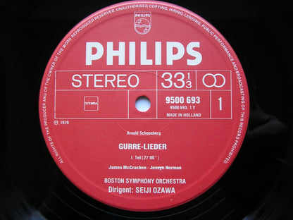 SCHOENBERG: GURRELIEDER      SOLOISTS / BOSTON SYM|PHONY / OZAWA    2LP     6769 038