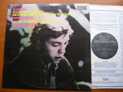 BARTOK: PIANO CONCERTO No. 1  / RHAPSODY     ROGE / LONDON SYMPHONY / WELLER     SXL 6815