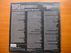BARTOK: PIANO CONCERTO No. 1  / RHAPSODY     ROGE / LONDON SYMPHONY / WELLER     SXL 6815