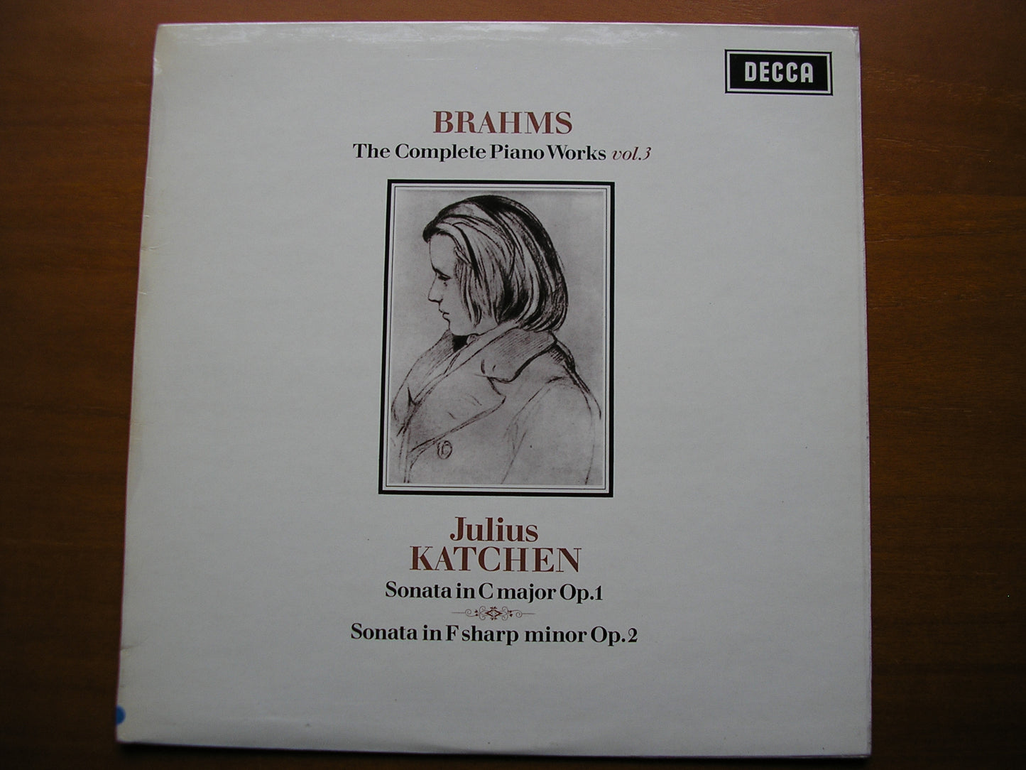 SXL 6129  BRAHMS: THE COMPLETE PIANO WORKS  Volume 3    JULIUS KATCHEN     ED1