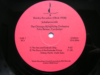 RIMSKY-KORSAKOV: SCHEHERAZADE     REINER / CHICAGO SYMPHONY     RC4