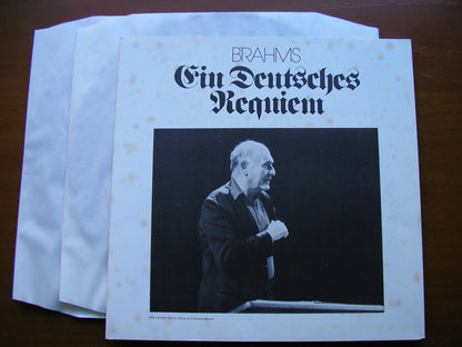 BRAHMS: EIN DEUTSCHES REQUIEM / HAYDN VARIATIONS     SOLOISTS / CHICAGO SYMPHONY / SOLTI    2LP     D135D 2
