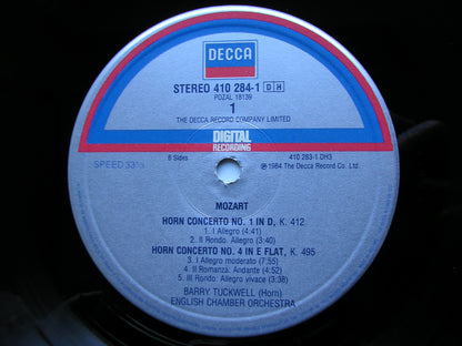 MOZART: MUSIC FOR HORN      TUCKWELL / OGDON / ARMSTRONG / ENGLISH CHAMBER ORCHESTRA    3LP   410 283