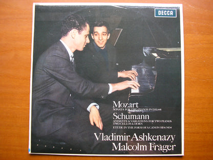SXL 6130  MOZART: SONATA FOR TWO PIANOS K488 / SCHUMANN: MUSIC FOR TWO PIANOS     ASHKENAZY / FRAGER     ED1