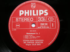 BARTOK: PIANO CONCERTO No. 2 / SONATA FOR 2 PIANOS & PERCUSSION      BISHOP / ARGERICH /BBC SYMPHONY    9500 550