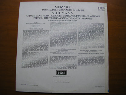 SXL 6130  MOZART: SONATA FOR TWO PIANOS K488 / SCHUMANN: MUSIC FOR TWO PIANOS     ASHKENAZY / FRAGER     ED1