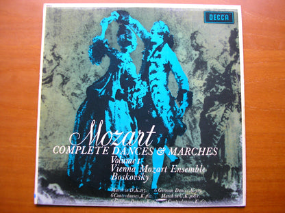 SXL 6131  MOZART: COMPLETE DANCES & MARCHES  Volume 1    BOSKOVSKY / VIENNA MOZART ENSEMBLE    ED1