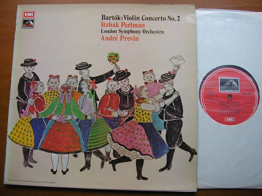 BARTOK: VIOLIN CONCERTO No. 2      PERLMAN / LONDON SYMPHONY / PREVIN     ASD 3014