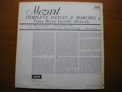 SXL 6132  MOZART: COMPLETE DANCES & MARCHES  Volume 2      BOSKOVSKY / VIENNA MOZART ENSEMBLE     ED1