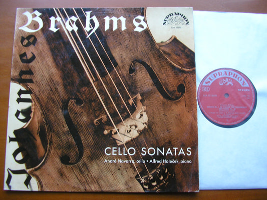 BRAHMS: CELLO SONATAS Nos. 1 & 2     NAVARRA / HOLECEK     SUA ST 50375