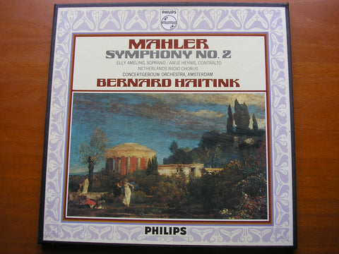 MAHLER: SYMPHONY No. 2 'Resurrection'    AMELING / HEYNIS / CONCERTGEBOUW ORCHESTRA / HAITINK    SAL 3715 / 6