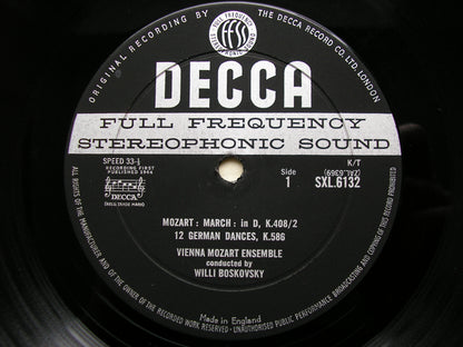 SXL 6132  MOZART: COMPLETE DANCES & MARCHES  Volume 2      BOSKOVSKY / VIENNA MOZART ENSEMBLE     ED1