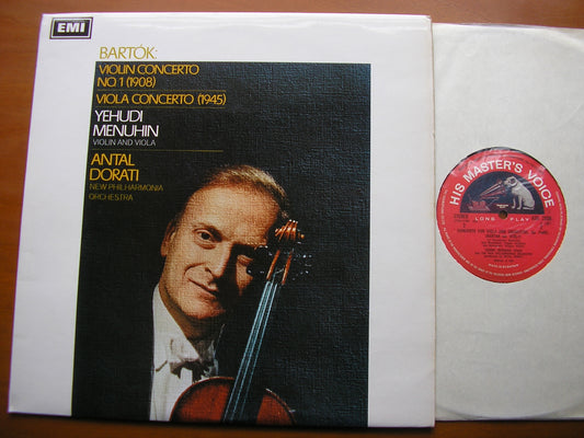 BARTOK: VIOLIN CONCERTO No. 1 / VIOLA CONCERTO     MENUHIN / NEW PHILHARMONIA / DORATI     ASD 2323
