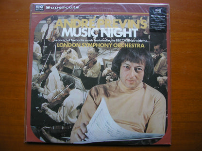 ANDRE PREVIN'S MUSIC NIGHT: WALTON / DUKAS / ALBINONI / RAVEL / DVORAK     REVIN / LONDON SYMPHONY    Hi-QLP 011